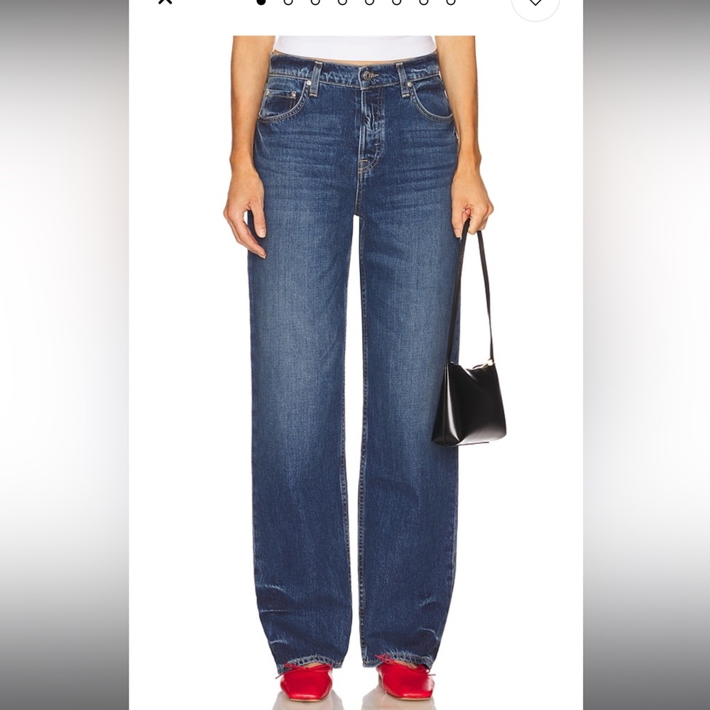 GRLFRND Indigo Straight Leg Jeans